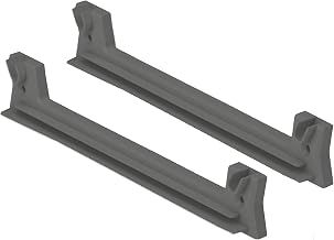 Pair of Reinforced Plastic Slate Brackets for Dish Drainer Holder Ideal for Drip Trays and Dish Drainer Replacement