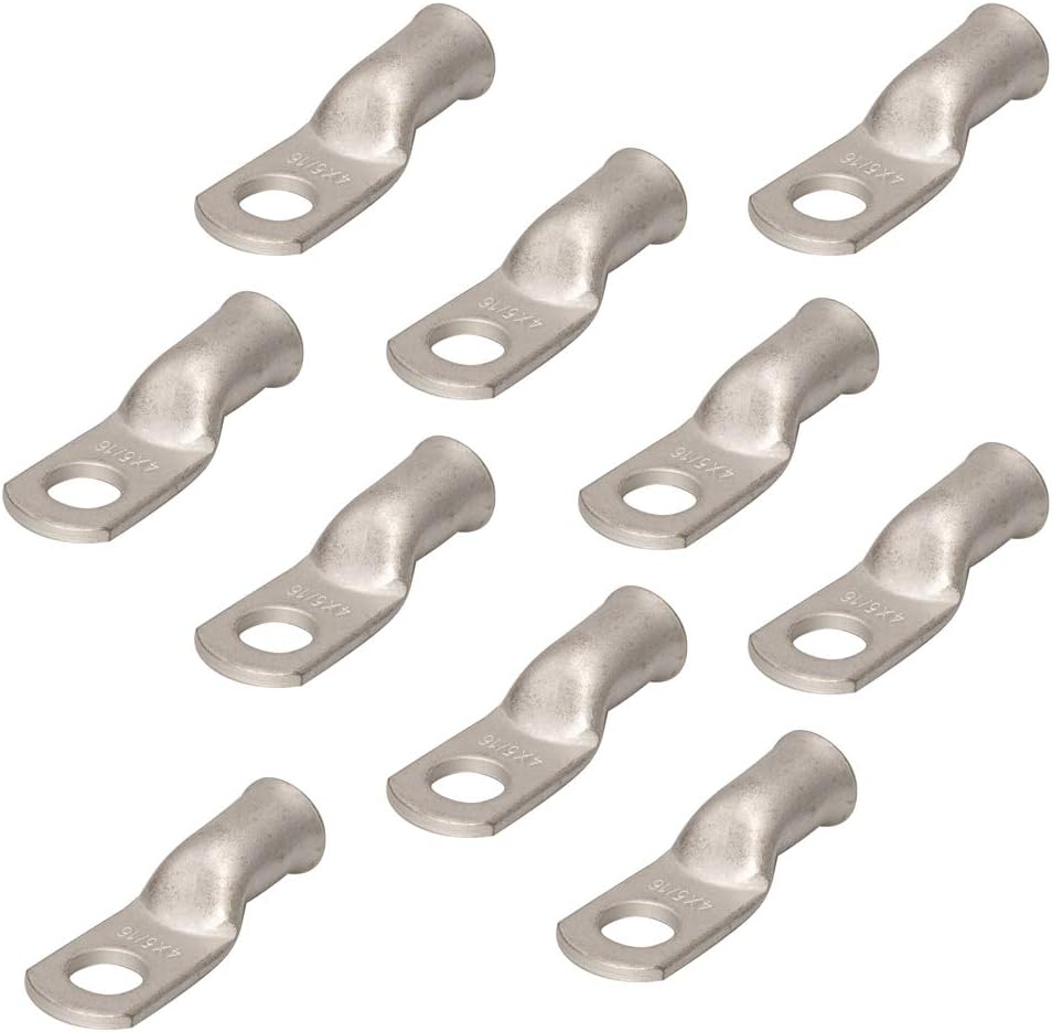 Heavy Duty Tinned Copper Wire Lugs Crimp Copper Ring Terminal Connector