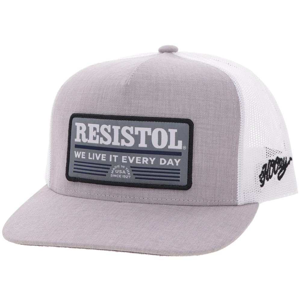 HOOEY Resistol Adjustable Snapback Hat – Breathable Mesh Baseball Cap, Trucker Hat for Men and Women