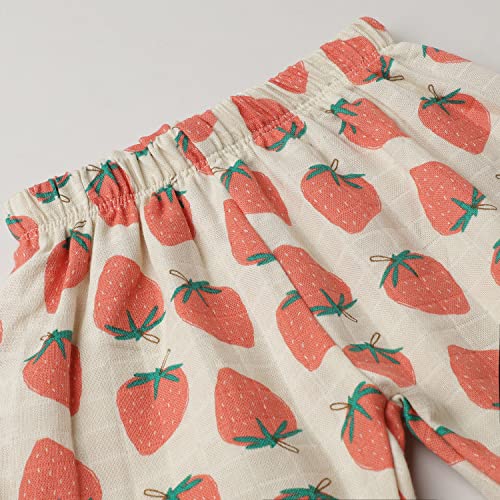 Image of The Boo Boo Club Muslin GOTS Certified Organic Cotton Short for Boys | Multi Colour Combo Pack | Colour Muslin Shorts | Pack of 4 Shorts | Summer Wear | Multi Print | Animal & Fruit Print