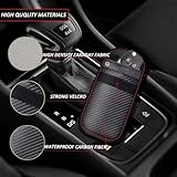 KAV Faraday Key Fob Protector Pouch Bag- Carbon Fiber Compact Signal Blocking Pouch for Pocket Size Car Key Wallets - RFID Blocking, Anti-Theft, Key Signal Blocker, Remote Entry Protector (Pack of 1) - Image 5