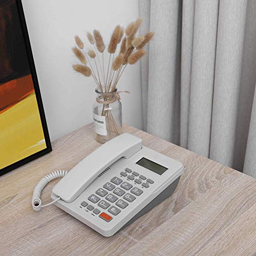 Teléfono fijo con cable y identificación de llamadas miniatura 6