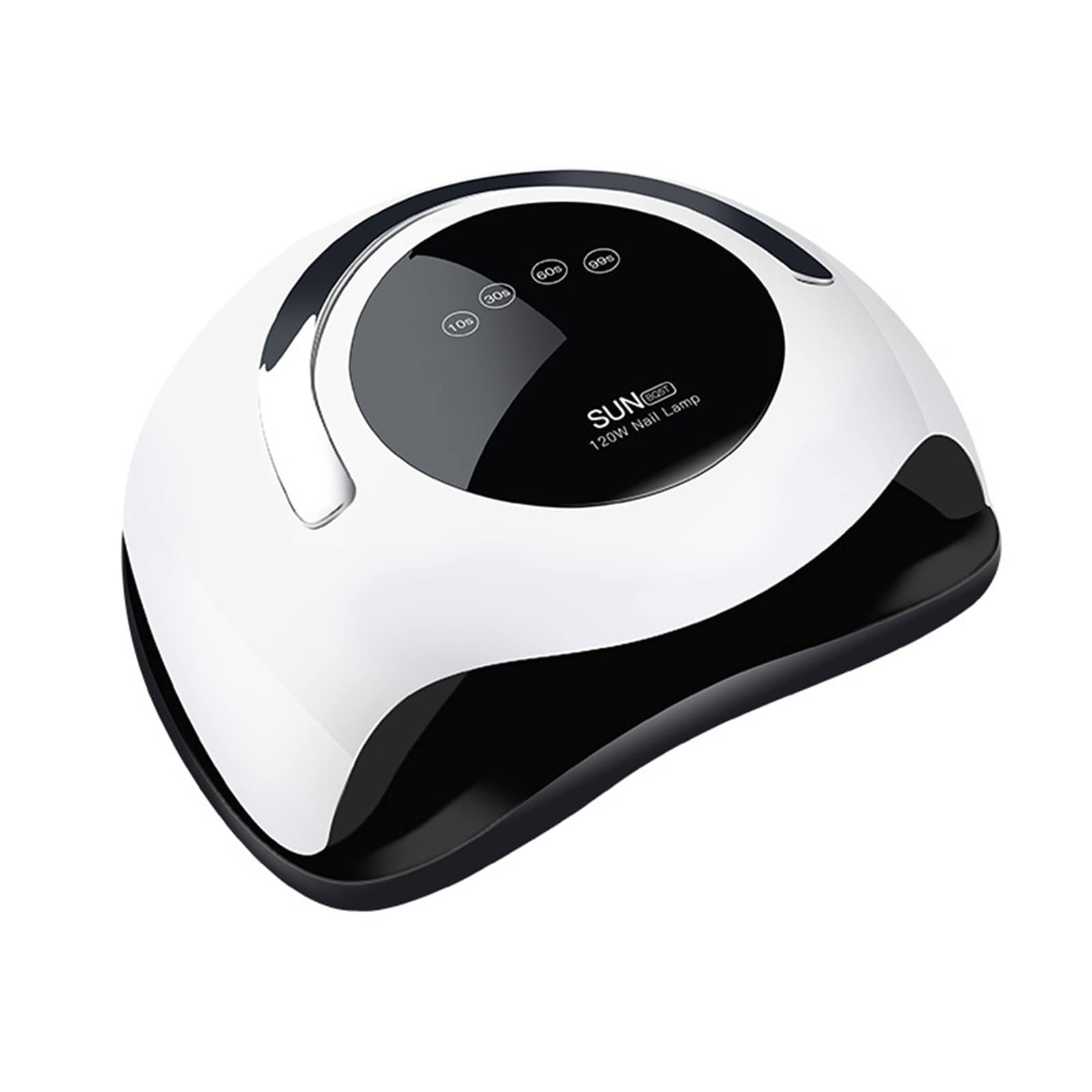 ZYC Tocca Pulsante per Unghie Lampada per Unghie 120W 36 Perline UV Lampada Lampada Aggiornamento Tutta la Lampada per Polacco Gel Polish Phototherapy Auto Nail Secchio,Bianca