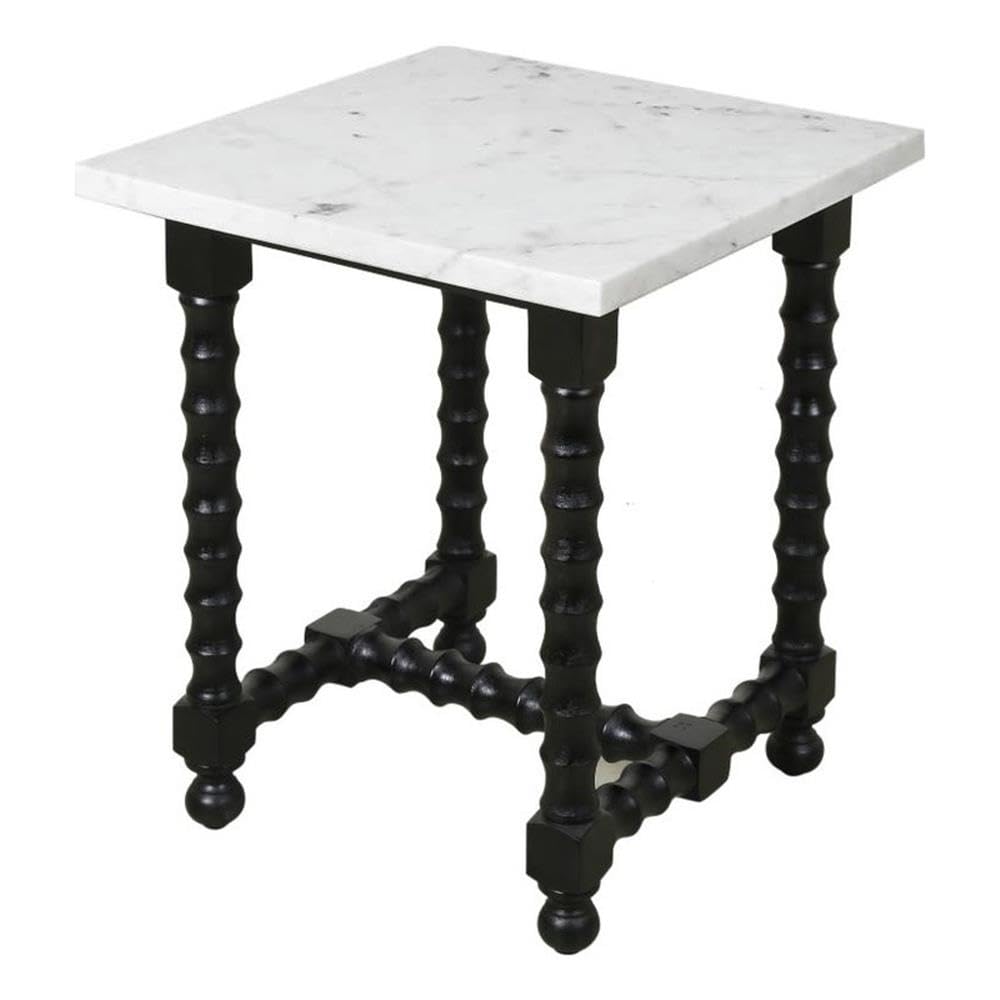 Amazon.com: Moti Orlando Cranberry Marble End Table with Black