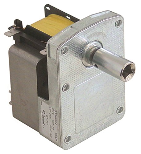 CROUZET 80644034 Gear Motor for Gyros Grill Scooter Grill GRE40, GRE60, GRE80, GRG40, GRG60, GRG80 Axle 8 x 8 mm Width 63 mm 220 V