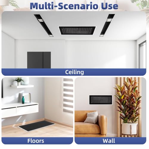 Magnetic Vent Cover, 3 Pack 5" x 13" for Floor, Wall & Ceiling Register - image 7