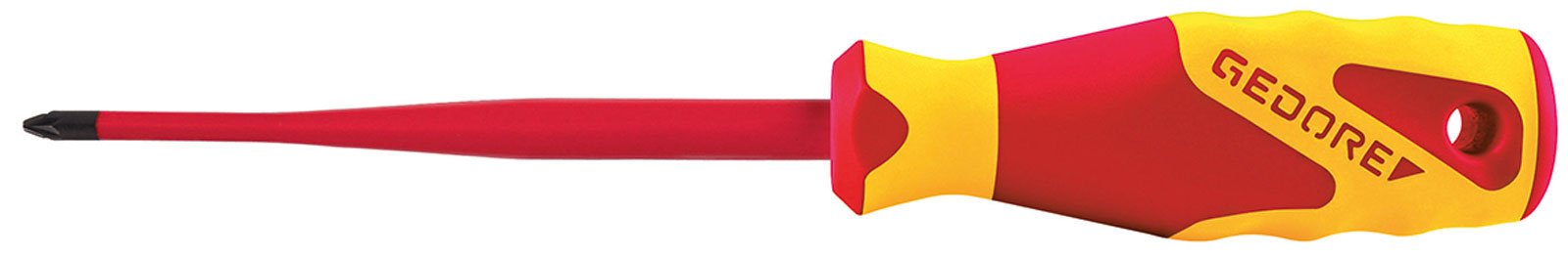GEDORE - 2824825 VDE 2164 SL/PH2 VDE Screwdriver Slim Drive PlusMinus SL/PH 2