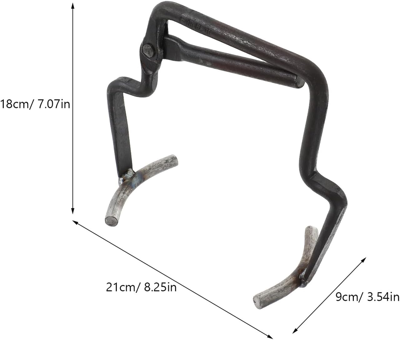 Heat Resistant Iron Jar Lifter Tongs for Hot Clay Pots and Bowls Insulated Scald Protection Pot Holder Kitchen Tool for Cooking and Serving Hot Stew Pans