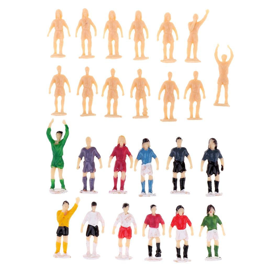 CALANDIS™ 1/87 HO OO Layout Soccer Football Player Action Figure Model Toys Painted | Figures & People | Parts & Accessories | HO Scale | Model Railroads & Trains-image-14