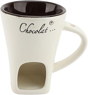 Chocolate Melting Cup Soft Cheese Warmer Cup for Party (White)