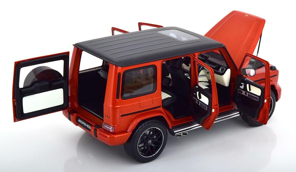 ミニチャンプス　メルセデス　ベンツ　AMG G63 1/18 ミニカー オレンジ Amazon | minichamps 1/18 Mercedes Benz AMG G63 W463 copper orange