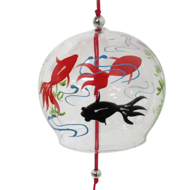Edo Goldfish Wind Chime, 40cm Hanging