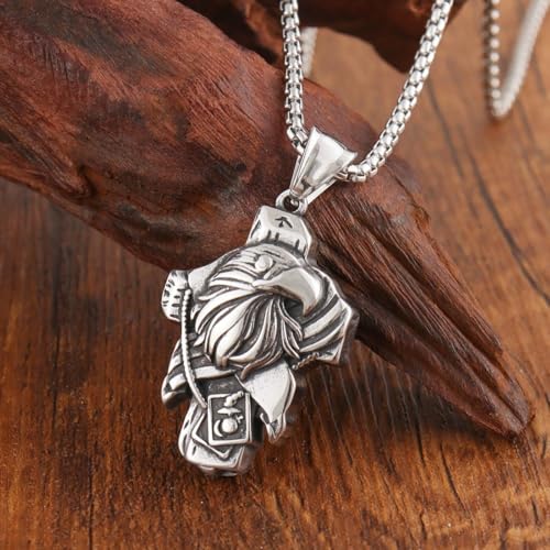 Collar de cruz para niñas con cadena reforzada contra tirones 5