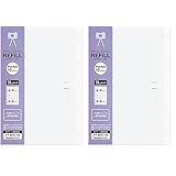 ナカバヤシ ポケットアルバム替台紙 バインダー式 2L 10枚セット アP-MYR-103-W ホワイト (× 2)