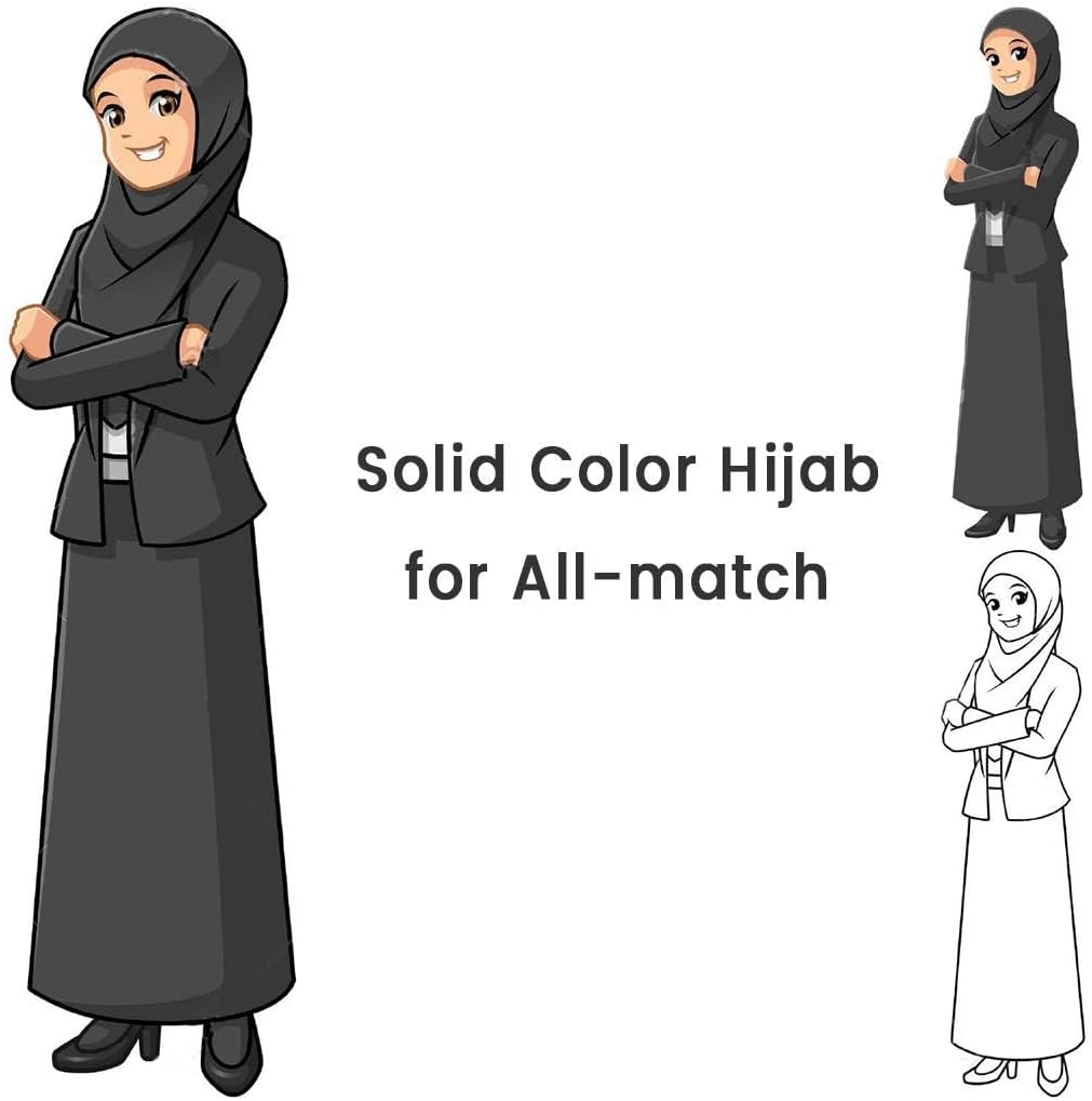 MissShorthair Women Solid Color Scarf Long Lightweight Scarves for Women Large Sheer Wrap Shawl - Image 6