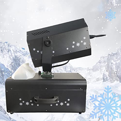 Máquina de nieve profesional de 2000 W para DJ, fiestas y escenarios, generador de copos de nieve con control remoto y ángulo ajustable de 90°, ideal para Navidad miniatura 1