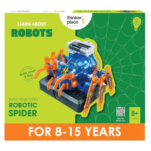 Image of Robotic Spider DIY Kit | Build, Learn & Play | STEM Toy for Kids Age 8+ | Robotics Learning Kit with AR Experience | Fun Educational Game