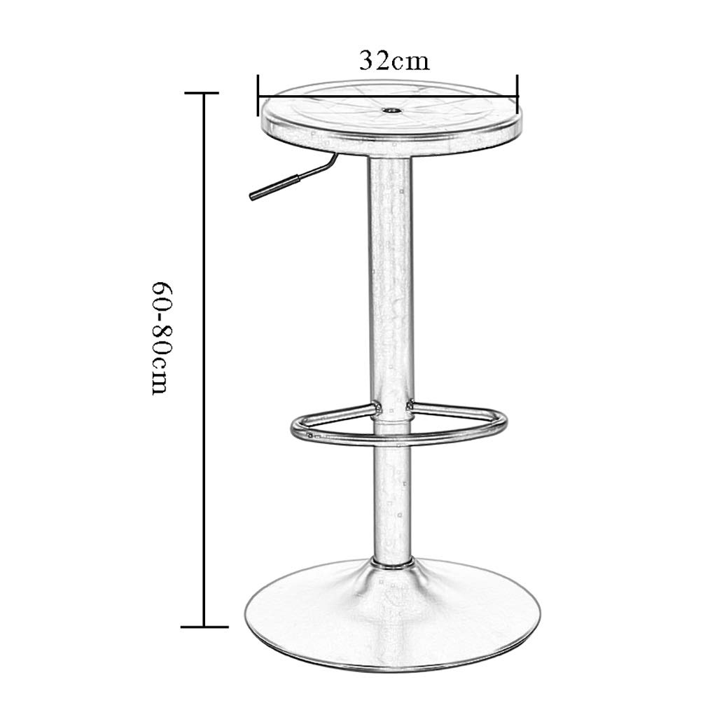 Taburete con Ruedas Silla para computadora, Taburete de Trabajo, Silla operativa, Superficie de Silla PP Antienvejecimiento Fácil de Limpiar Escuela Laboratorio Clínica Taburete Giratorio El