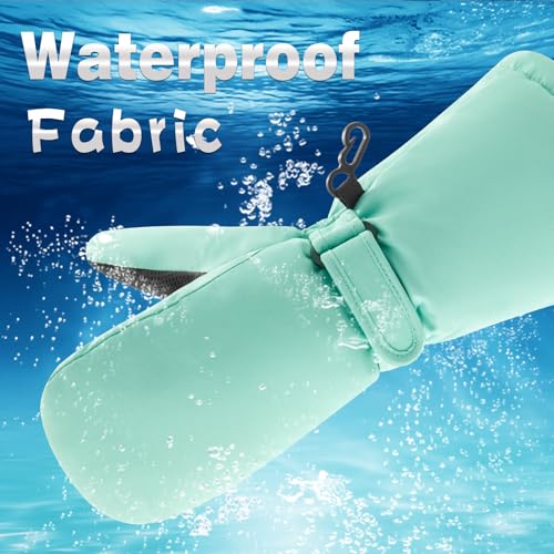 Image of BAVST Winter Kids Waterproof Gloves for Boys Girls Snow Ski Toddler Baby Mittens Outdoor for Infant Teens 1-5T