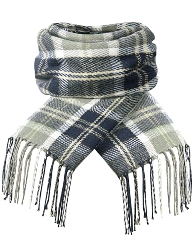Image of Loritta Winter Scarf for Women, Long Plaid Shawl Wraps Scarves Gifts