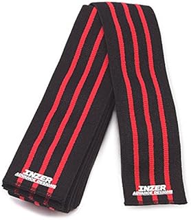 Inzer Knee Wraps - Iron Z (2.0 Meters) Powerlifting Knee Wraps Medium (Pair)