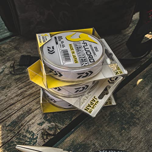 Daiwa J-Fluoro Fluorocarbon Leader - 60 Pound - 50 Yards, Multi, One Size #TOP3