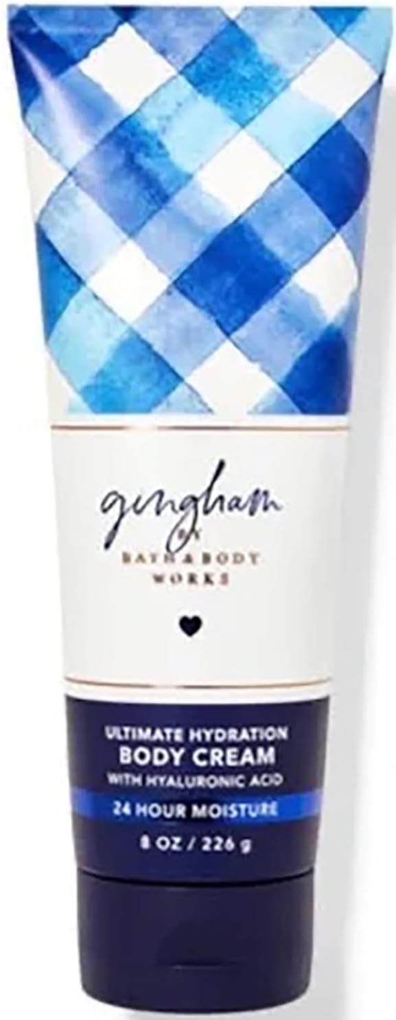 Gingham Ultimate Hydration Body Cream Gift Set For Women, 8 Fl Oz (Gingham)