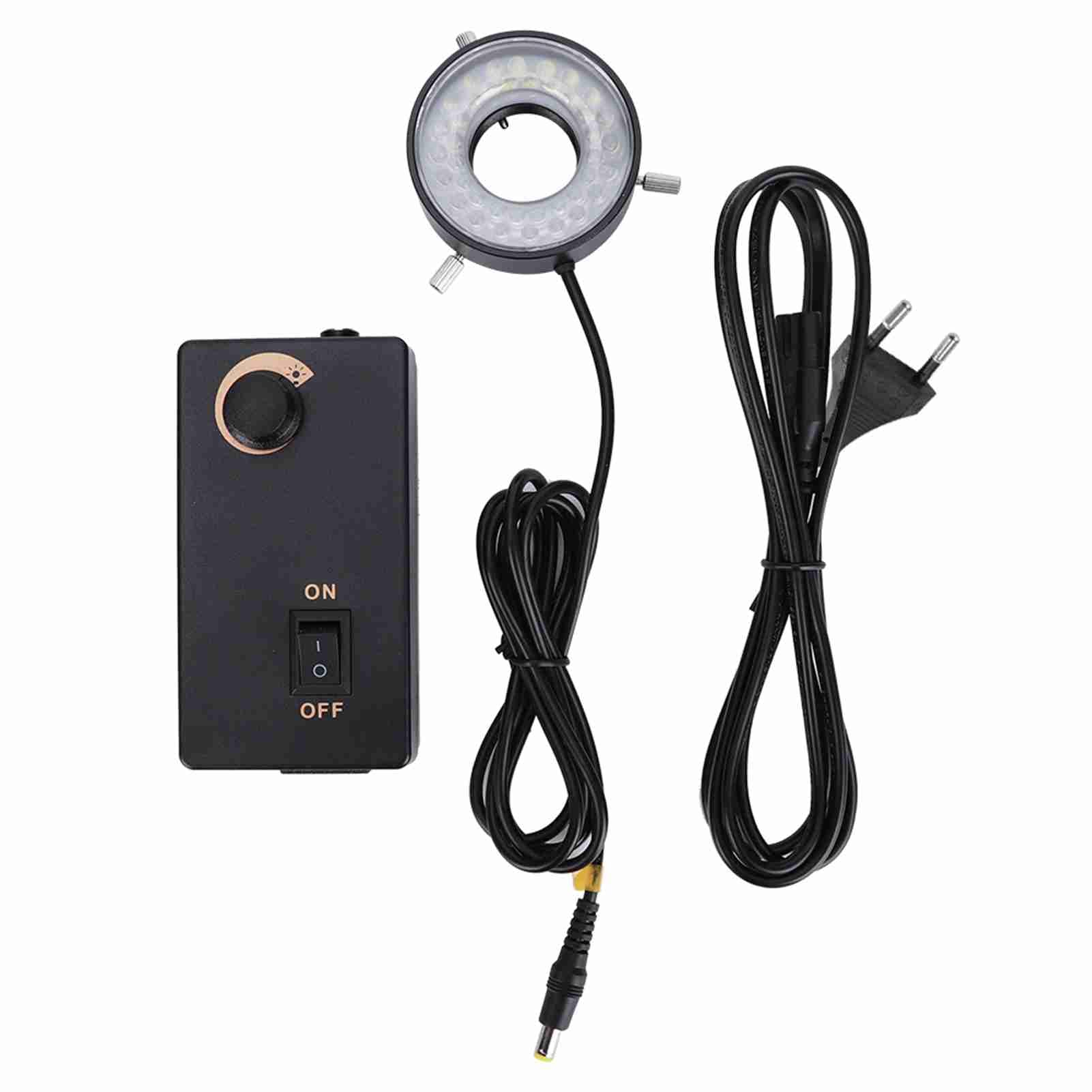 Anello luminoso LED regolabile - Sorgente luminosa per microscopi video e fotocamera - Alta luminosità e precisione - Progettato per fotografi e scienziati