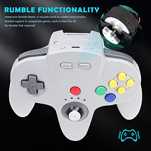 Saffun Y-D002-413+Y-D002-414-0529 2.4 Ghz Wireless N64 Switch Online Controller thumb #4