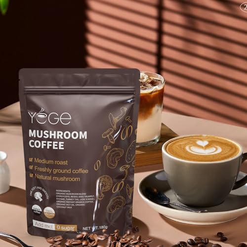 Instant Organic Mushroom Coffee for Energy & Focus (30 Servings) - Image 8
