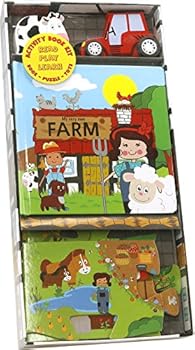 Hardcover The Farm / Tractor Activity Book Set Book