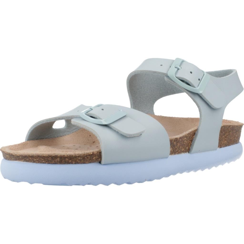 Geox J SANDAL BUBBLEBOW G, Girls’ Sandal, Sky,