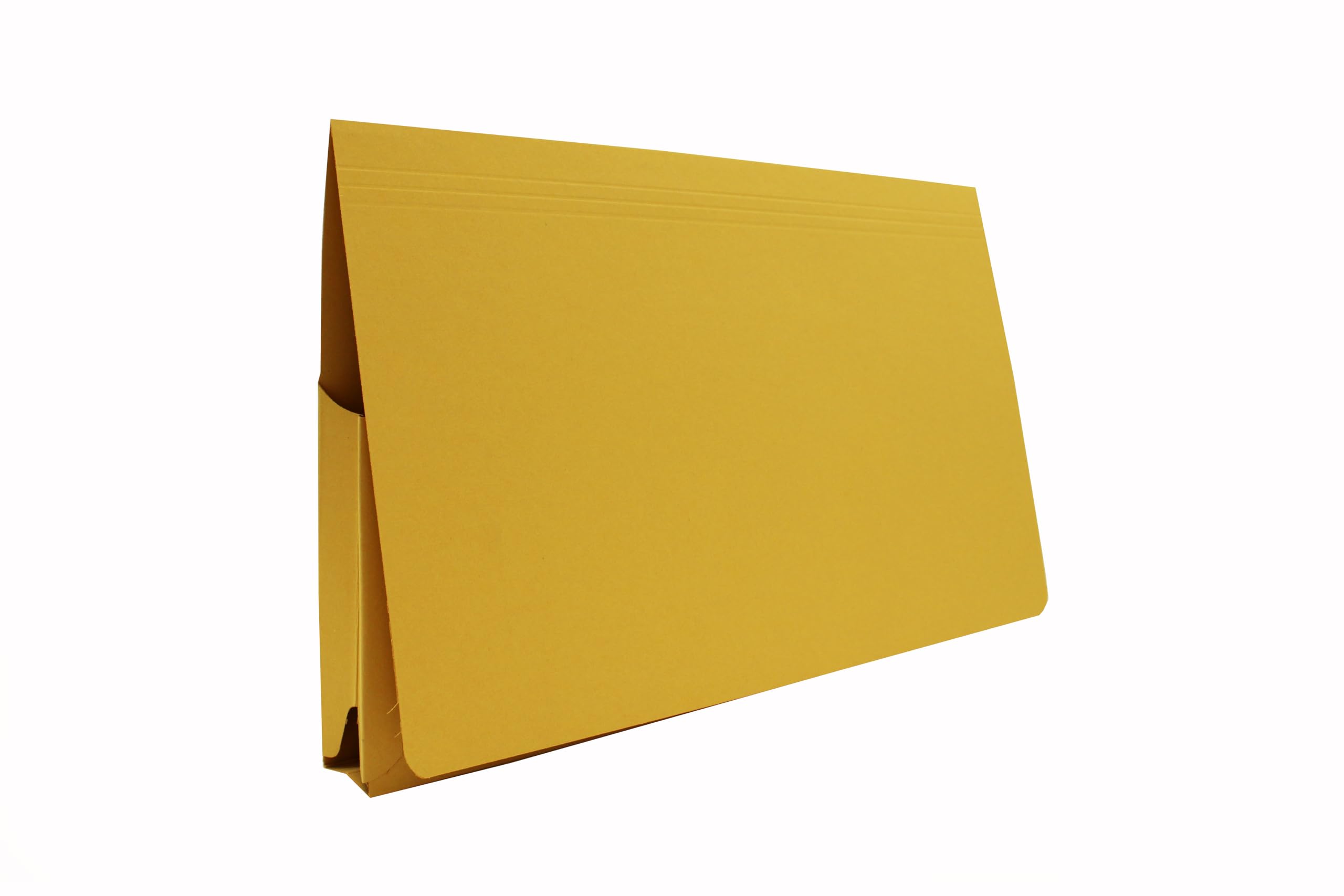 Exacompta PW2-YLWZ Guildhall Full Flap Pocket Wallet - Yellow, 35 x 24.2 cm - Image 3