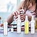Tanlade 100 Pcs 8 oz Empty Spray Bottles with Pump Spray Cap Refillable Clear Plastic Misting Spray Bottles Fine Mist Spray Bottle for Hair Essential Oils Beauty Products Cleaning Travel (White)