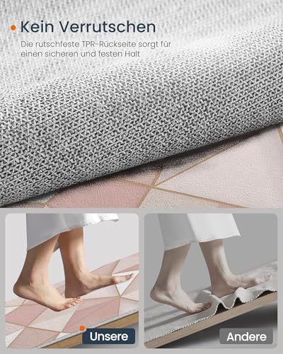 Tapis géométrie 3D lavable pour éliminer les taches - 7