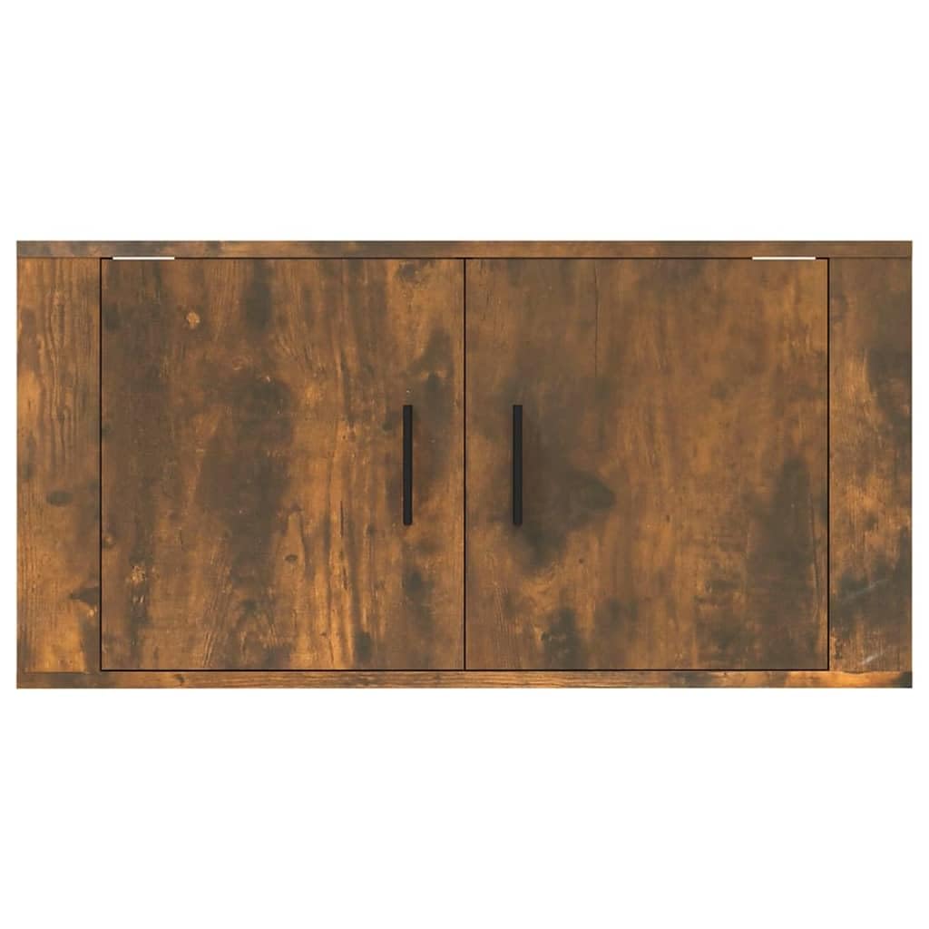 TV-Wandschrank Räuchereiche 80x34,5x40 cm, Holzwerkstoff, schwebendes TV-Möbel, modernes Media Center für Wohnzimmer, Schlafzimmer