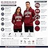 GWCC LE129 London England Applique Embroidery Hooded Sweatshirt Hoodie Ruby Red Colour XS to 4XL (as8, alpha, s, regular, regular) #2