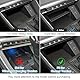 Coleya Mittelkonsole Aufbewahrungsbox Kompatibel mit Audi Q3 F3 2019-2024, Audi Q3 Zubehör Mittelarmlehne Handschuhfach, Audi Q3 F3 Armlehne Organizer Mit Rutschfestermatte (Schwarz)
