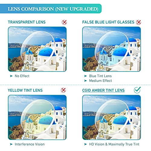 CGID Occhiali Luce Blu Uomo Donna, Occhiali