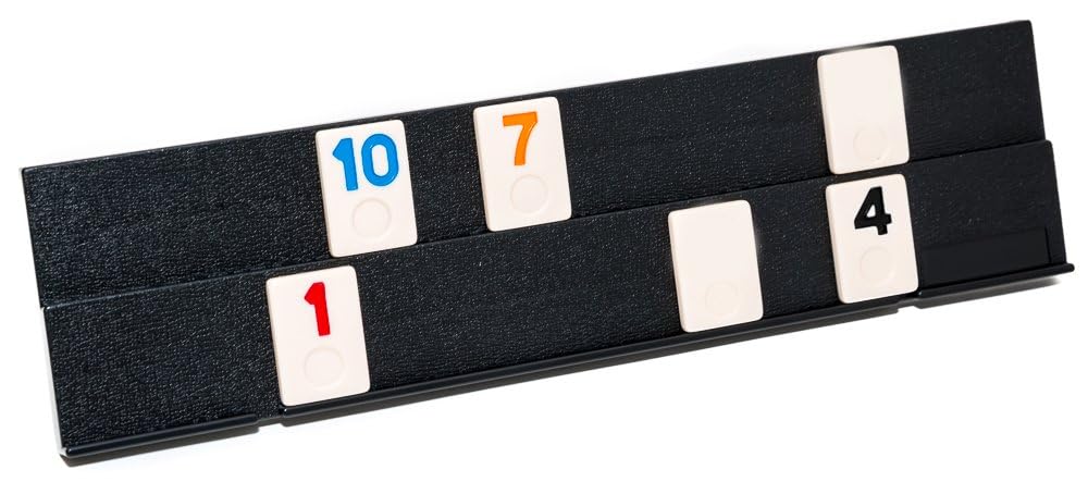 Bello Games Orchard Street Deluxe - Juego de rummy de diseño con números grandes de tamaño estándar
