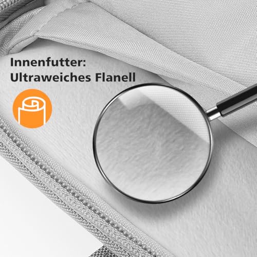 Bolso bandolera NIDOO para llevar tu portátil de 14 pulgadas a la oficina 5