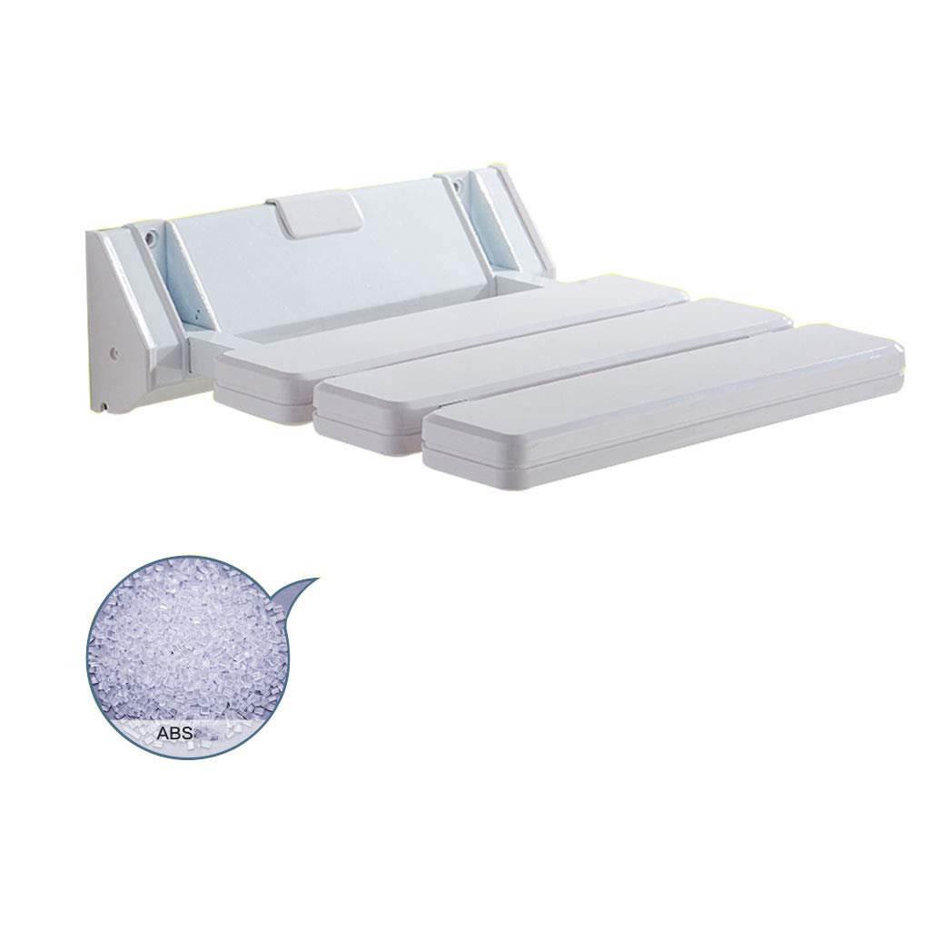 Desventaja Asientos de Ducha Montado en la Pared Plegable Silla de baño Taburete Antideslizante Ergonómico Banco de bañera Ayuda de Movilidad para Personas Mayores Discapacitado Mujeres Embarazadas