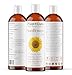 Plant Guru Sunflower Oil 16 fl oz – Cold‑Pressed, 100% Pure & Natural Carrier for Skin, Face, Body, Hair & Cooking. Great for DIY Creams, Lotions, Soaps & Lip Balms.