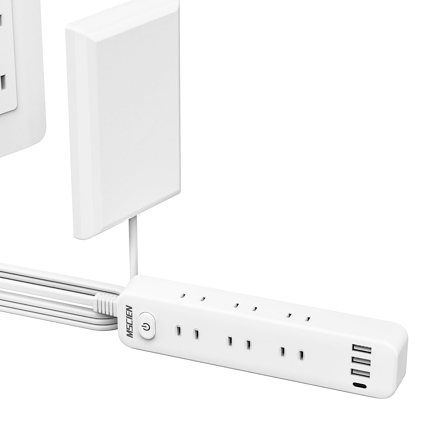 Mscienエムサイン コンセントカバー 延長コード2m 電源タップ 赤ちゃん…