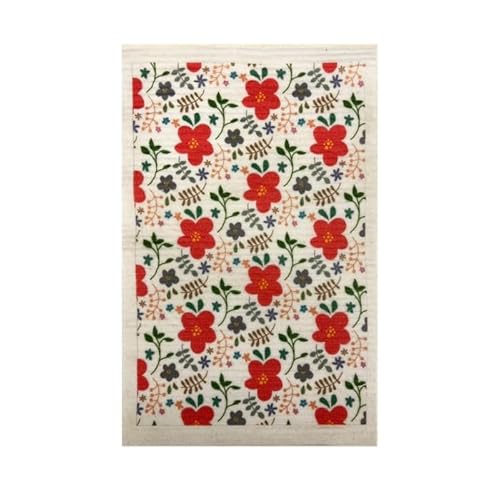 ドイツのフキン★デザインブリッツblitz「702)梅の花 」A4サイズ約 200×300×5mm【BLITZ ふきん 布巾 クロス キッチン キッチンクロス キッチンワイプ スポンジワイプ ドイツ製フキン 】 窓 ガラス 結露 水切りマット