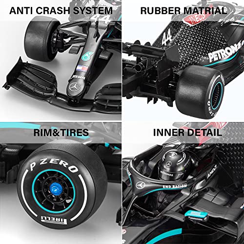 rastar Rc Car 1/12 Scale 2.4Ghz Mercedes-Amg F1 W11 Eq Performance Officially Licensed Rc Series Radio Remote Control Car, Black