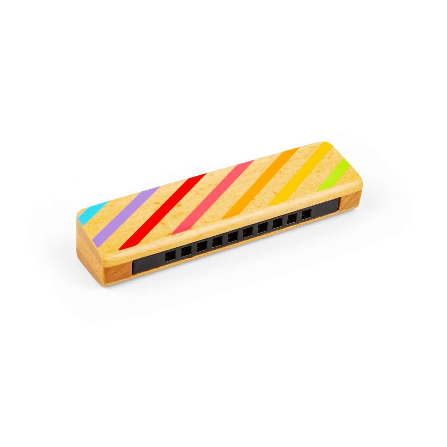 Bigjigs Toys Wooden Harmonica - Children's Wooden Instruments