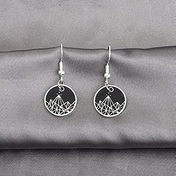 Orecchini The Night Court Jewelry A Stella, Ispirati A Court Of Thorns And Roses, In Acciaio Inox