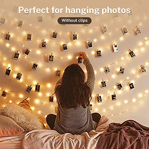 Lightsetc 66 Feet Fairy Lights Battery Operated, 200 Led Fairy Lights With Remote Timer Control, Waterproof Copper Wire Fairy String Twinkle Lights For Bedroom Wedding Indoor Outdoor Decoration #TOP3