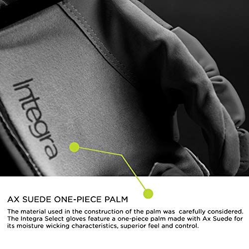 Epoch Integra Select Lacrosse Gloves With Dual-Density Foam And Adjustable Wrist, 10", Small, Grey #TOP2